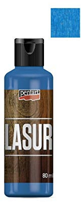 Zita`s Creative Holzlasur für Innenbereich 80ml - blau. Lasurfarbe, Bastelfarbe