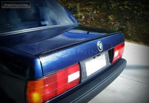 ProTuning Hinterer Kofferraum M3 Style Spoiler für BMW E30, Schwarz, Matt, PVC, Selbstklebend