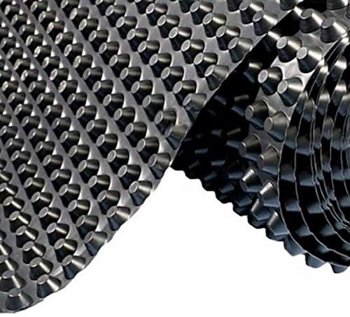 Noppenfolie 350g/m2 Grundmauerschutz Noppenbahn Mauerschutz (0,5m x 20m)