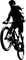 Autoaufkleber: MtB, Mountainbike Downhill, bike,Fahrrad (Weiß - 450 mm x 190 mm)