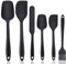 Spatola in silicone, 6 pezzi, resistente al calore, senza BPA, spatola in silicone, per impastare, non basta, lavabile in lavastoviglie, utensili da cucina per cucinare, cuocere e mescolare