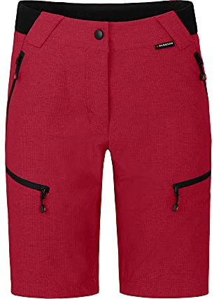 Bergson PORI Bermuda | Damen Wandershorts, robust, elastisch, Chili Pepper [129], 46 - Damen