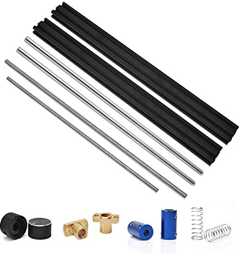 TEN-HIGH 3018 XY Kit d'extension pour axe XY 3018 à 3040, avec 4 pinces à rainure en T, compatible avec la plupart des fraiseuses CNC 3018 (14 lots)