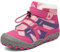Mishansha Stivali da Neve Bambino Scarponcino Inverno Ragazzi Ragazze con Imbottitura Calda Stivaletti Trekking Escursionismo Antiscivolo Outdoor Scarpe Invernali Morbidi Comode, Fucsia 37 EU