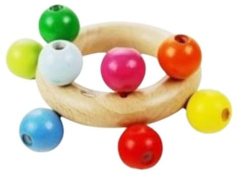 DETOA rasselkugeln junior 70 cm Holz braun