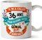 Mugffins Mug/Tasse Joyeux 36 Anniversaire - IL M'A FALLU 36 ANS POUR DEVENIR AUSSI GENIALE - Cadeau Original pour Homme et Femme