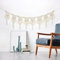 EXQULEG Makramee Wandbehang, Boho Tapisserie mit Quasten Baumwolle Gewebte Wandteppich Banner Wanddeko für Wohnzimmer Apartment Hochzeitsfeier (B)