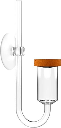 FZONE 17mm CO2 Diffusor | Arbeiten mit Allen CO2-Systemen | LiterMaßgeschneiderte Keramik |Porösere Membran| Feinste CO2-Blasen|Ultraklares Acrylglas - Hergestellt in Südkorea (M-17mm)