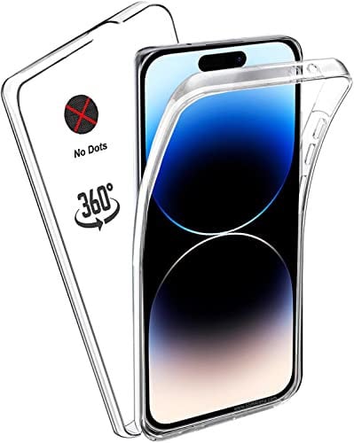 KP TECHNOLOGY Front and Back Case For iPhone 14 Pro - (360°) Full Complete Protection iPhone 14 Pro Case (Clear)
