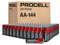 ProCell Intense AA High-Performance Alkaline Batteries (144 Pack), 10-Year Shelf Life, Bulk Value Pack for High Power Professional Devices