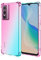 HONLEN Custodia per vivo Y76 5G Case, (6.58 Inches) Trasparente Sfumato TPU Silicone Progettata, 4 Angoli rinforzati Case