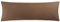 PiccoCasa Kissenbezug 50x150cm Kissenbezüge Kopfkissenbezug lang mit Hotelverschluss aus Mikrofaser Seitenschläferkissen Bezug Body Pillow Cover Braun