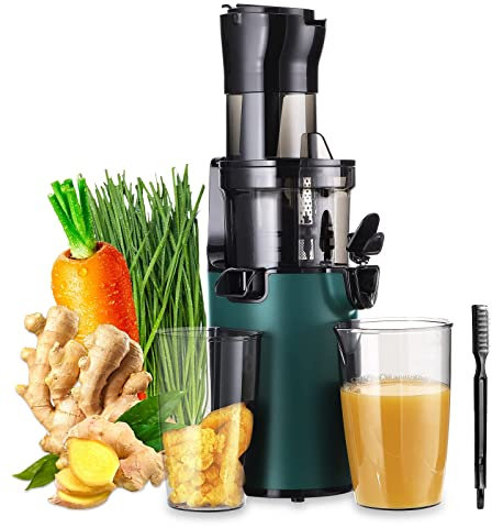 SOVIDER Up to 92% Juice Yield Compact Slow Masticating Cold Press Juicer for High Nutrient Fruits and Vegetables