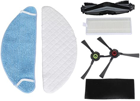 Kit de Accesorios de Barredora para Aspiradora Yeedi K650, Fregona Lavable, Fregona Desechable, Cepillo Giratorio, Filtro de Cepillo Lateral, Juego de Pantalla, Piezas de Repuesto para Aspiradora