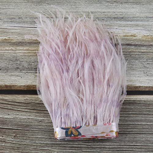 Straußenfeder-Accessoires Craftsnähen in Kleidern Drucken Trim auf dem Band Federn Meterware DIY Fransen 10-15CM-11,10-15cm