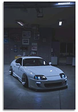 JDM-Stil Auto-Poster Supra MK4 A80 Poster Dekorative Malerei Leinwand Wandposter und Kunstbild Druck Moderne Familie Schlafzimmer Dekor Poster 30 x 45 cm