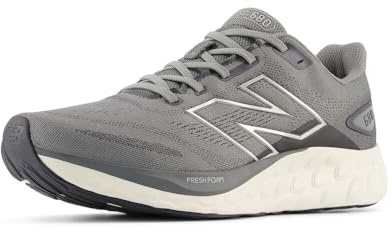 New Balance Fresh Foam 680 V8 Herren-Laufschuh, Harbor Grey/Magnet/Dark Silver Metallic, 45 EU X-Weit