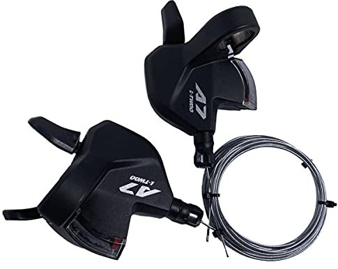 Chooee Palanca de Cambios Bicicleta 9/10 Velocidad，MTB Palanca Cambio para shimano/sram 3x9/10 Izquierda/Derecha.