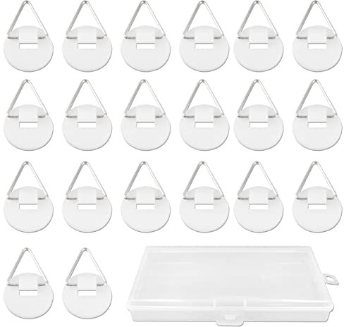 50 Piezas Ganchos Adhesivos Invisibles Colgadores de Platos Adhesivos invisibles Soporte para Platos de Pared Colgar Cuadros Sin Agujeros para Colgar Fotos Decoración de Arte Perchas Ganchos de Pared