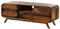 Meuble TV en Bois de Sheesham 134x40x48 Marron foncé laqué Mailand #225