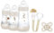 MAM Easy Start Anti-Colic Welcome Set, Baby Erstausstattung mit 3 Anti-Colic Flaschen, Schnuller und Schnullerband, Baby Geschenk Set, ab der Geburt, beige