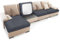 wiipara Sofa Sitzkissenbezug Samt Stretch Sofabezug L Form Sofa Überzug, Universal Sofa Couch Seat Cover Sofaüberwürfe Schonbezug Sofa Überwurfdecke für Sitzkissen Möbelschutz (3 Sitzer, Dunkelgrau)