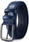 GSG SINCE 1998 Klassischer Ledergürtel für Herren - 37mm breit Gürtel Herren Leder Für Business und formelle Anlässe Gürtel für Männer Ledergürtel in Geschenkbox Navy blau 36-40 inch