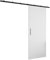 ABIKSMEBLE Zonda I Kit de Porte Coulissante avec Rail - Système de Porte Coulissante Intérieur Suspendu - Quincaillerie pour Portail - Fabriqué en Panneau Stratifié Solide - 204x70 cm - Blanc