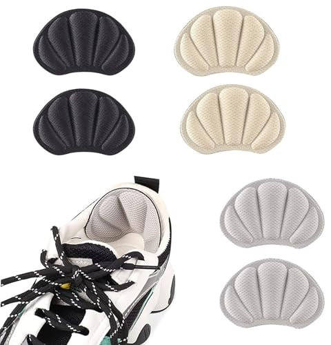 Cuscini per tallone Pad Heel,3 Paia Di Cuscinetti per Scarpe Troppo Grandi,Tacco Cuscino Inserti,per Scarpe sciolte Donne Uomini Sneakers Tacchi Alti Sneakers Scarpe in pelle