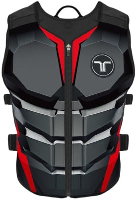bHaptics TactSuit Air, 16 Motor Haptic Vest, 12 Hours Playtime, Compatible with Meta Quest and PS VR2