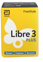 Freestyle Libre 3 Plus Sensor – Echtzeit-Glukosemessung, kontinuierliches Glukosemonitoring (CGM), diskret & bequem, 15 Tage Tragedauer