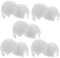minkissy 10 Stück Teiliges Miniatur Iglu Figuren Realistische Iglu Dekoration aus Kunststoff für Kinderzimmer Sammelobjekt für Kreative Gestaltung und Spielspaß