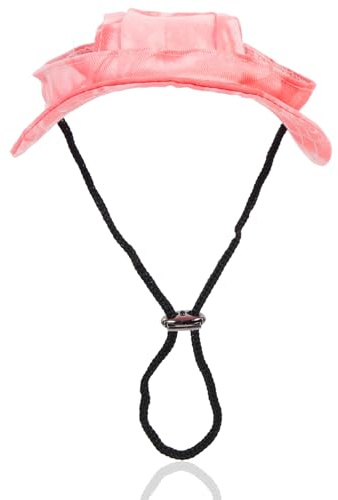 SUPVOX Casquette de Baseball pour Chien en Coton Rose L Ouverture Oreilles, Mentonnière Réglable, Pare-Soleil Large – Casquettes de Soleil pour Chiens, Chapeaux pour Animaux de Compagnie