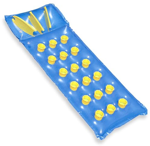 Swimline 9035 aufblasbar Pool Matratze mit 18 Air Taschen (Farben können variieren)