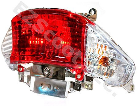 RÜCKLCHT / RÜCKLEUCHTE komplett für AGM GMX BAOTIAN ECOBIKE ERING ADLY KYMCO JINLUN FLEX TECH QINGQI SARO JACK FOX MOTINO BENZHOU YIYING XINLING JIANGMEN YIYING ZNEN CHINA ROLLER 4-TAKT 50ccm