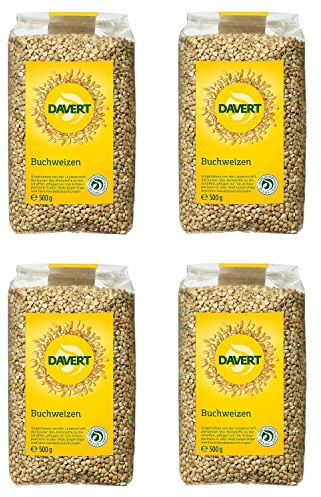 Davert Buchweizen, 4er Pack (4 x 500 g) - Bio