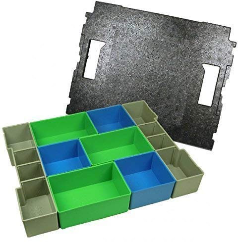 Bosch Sortimo Insetboxenset CD 3 Höhe 6 cm und Deckeleinlage