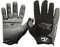 IKuaFly Fahrrad Handschuhe Winter Voll Finger Gel Winddicht Radfahren Handschuh mit Adjustable Klettverschluss für Mountainbike Bike MTB Downhill Wandern und andere Sports-Damen Herren (L, grau)