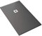 Maier Dharma Receveur de douche en pierre - Anthracite 90x110 cm