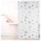relaxdays Tenda a Rullo Ocean, Impermeabile, Vasca, Doccia, Conchiglie, Montaggio a Soffitto, 120x240 cm, Semitrasparente