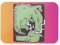 BLAK TEE Cute Sleeping Dragon Mouse Pad 18 x 22 cm in 3 Colours Pink Yellow