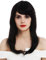 WIG ME UP - DW-2198-HH-MF-1B Perücke Damenperücke Echthaar schwarz Lace-Front Monofilament lang glatt