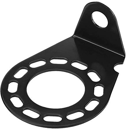 Bediffer Metal Trailer Socket Bracket, Universal 7 Pin 13 Pin, Towing Caravan, Black