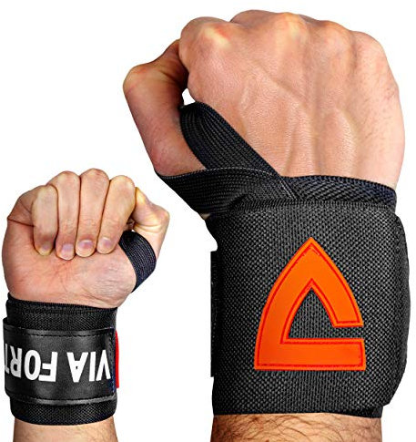VIA FORTIS® Handgelenk Bandagen [2er Set] Wrist Wraps für maximale Stabilität & Unterstützung - Handgelenkstütze, Handgelenkbandagen für Fitness, Bodybuilding, Kraftsport