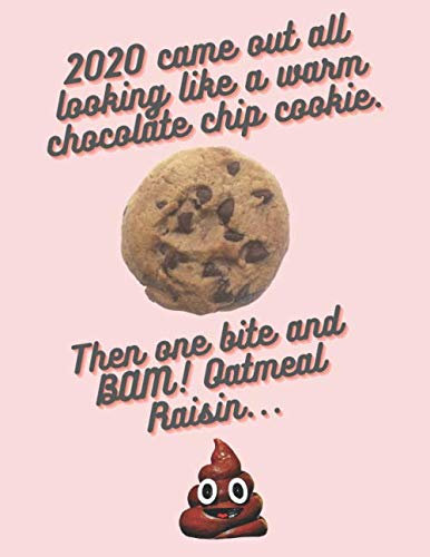2020 Came Out Like a Warm Chocolate Chip Cookie: Pandemic Cookie Quote Notebook