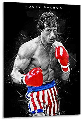 GHRF Rocky Balboa Boxing Outfit Leinwand Kunst Poster und Wandkunst Bilddruck Moderne Familienzimmer Dekor Poster 12x18inch(30x45cm)