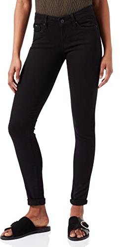 Pepe Jeans Damen Jeans Soho, Schwarz (Denim-xd0), 25W / 28L