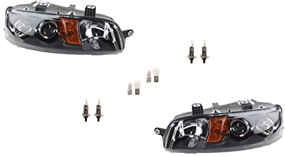 Johns, Scheinwerfer Halogen Blinker Set passend für Fiat Punto 188 Leuchtmittel Satz LR