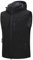 33,000ft Gilet Softshell pour Homme, Veste Sans Manches Légère et Respirante, Coupe-vent pour Voyage, Randonnée, Course à Pied, Golf Noir-New S