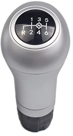 Hacreyatu Pomo de palanca de cambios manual de 6 velocidades para Mercedes Benz C/E/GLK W203 W204 C300 W207 W212 E260 (6 -Down)